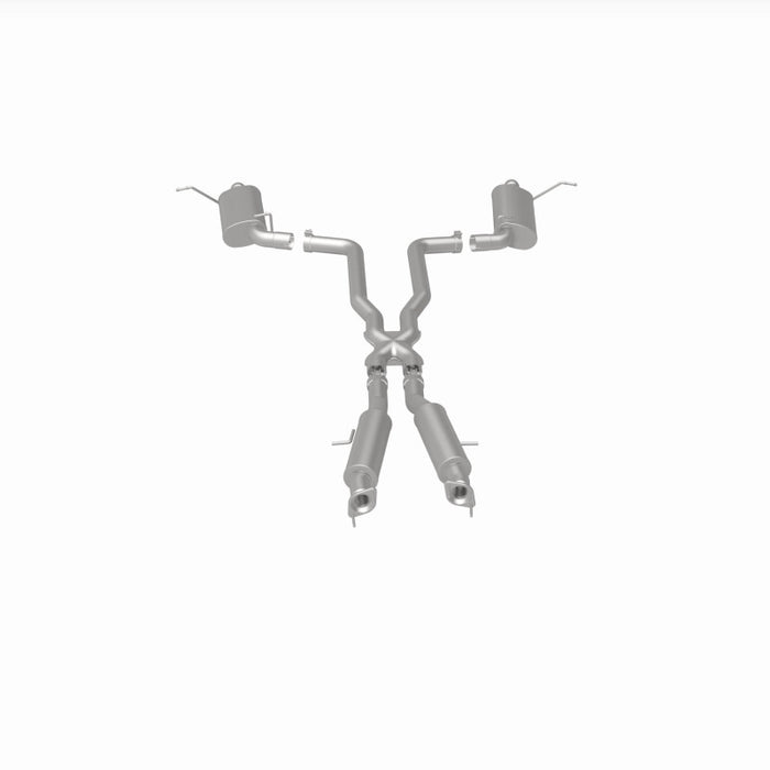 Magnaflow 15064 MagnaFlow 12 Jeep Grand Cherokee V8 6.4L Dual Split Rear Exit Stainless Cat Back Performance Exhaust