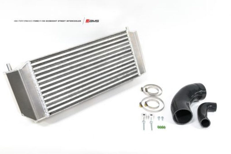 AMS AMS.32.09.0001-1 Performance 2015+ Ford F-150 2.7L/3.5L / 17-19 Ford Raptor 3.5L 5.5in Thick Intercooler Upgrade