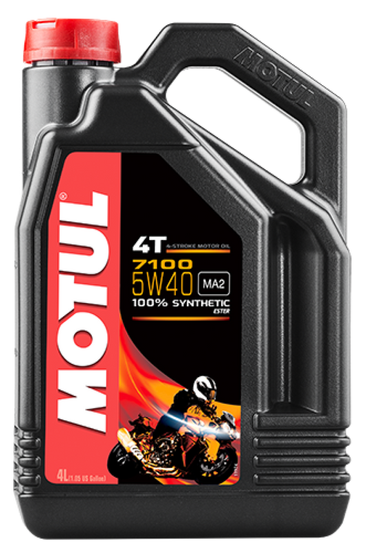 Motul 104087 4L 7100 Synthetic Motor Oil 5W40 4T
