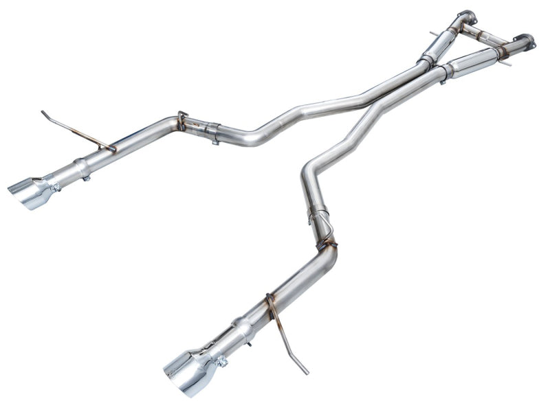 AWE Tuning 3020-32952 18-23 Dodge Durango SRT & Hellcat Track Edition Exhaust - Chrome Silver Tips