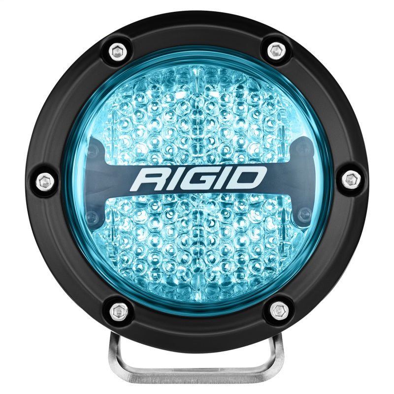 Rigid Industries 36400 360-Series 4in LED Off-Road Diffused Beam - RGBW Backlight (Pair)