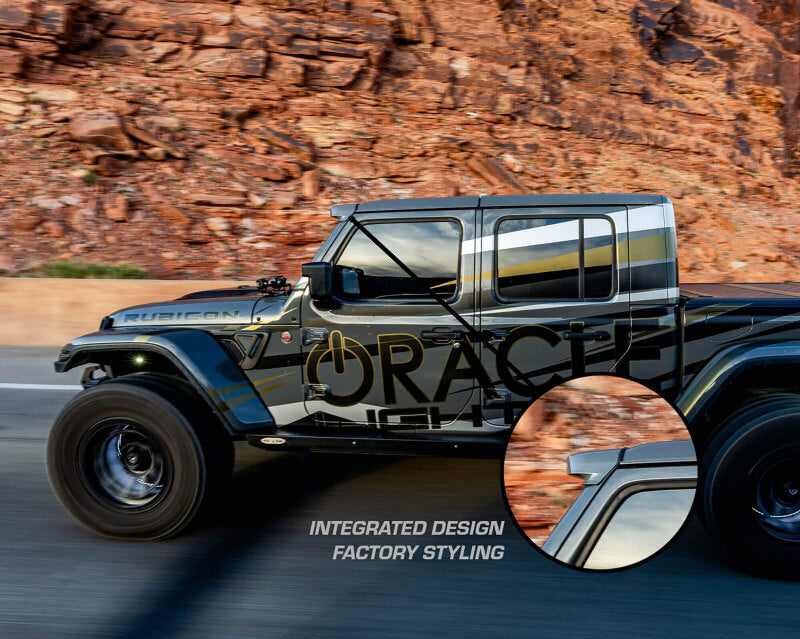 ORACLE Lighting 5917-023 Oracle Jeep Wrangler JL/Gladiator JT Integrated Windshield LED Light Bar System