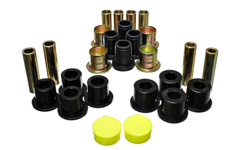 Energy Suspension 5.3139G 87-04 Dodge Dakota / 98-03 Durango 4WD Black Front End Control Arm Bushing Set