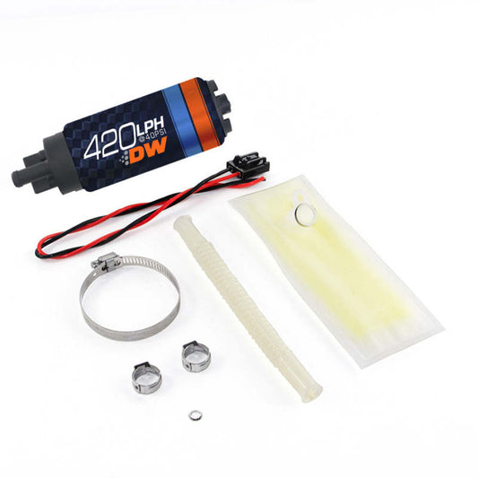 DeatschWerks 9-421-1031 Deatschwerks DW420 Series 420lph In-Tank Fuel Pump w/ Install Kit For BMW E36 / E46