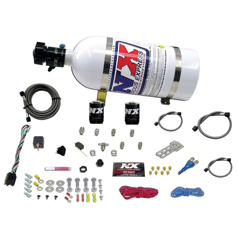 Nitrous Express 20923-10 All Sport Compact EFI Single Nozzle Nitrous Kit (35-50-75HP) w/10lb Bottle