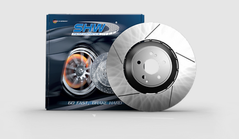 SHW Performance PFL49725 SHW 10-16 Porsche Panamera Turbo 4.8L w/o Ceramics Left Front Slotted LW Brake Rotor (298615301C)