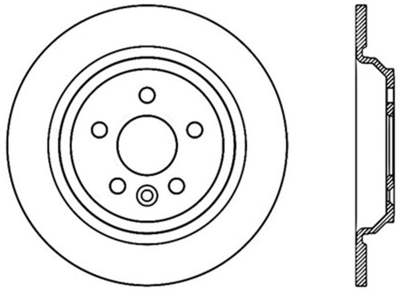 Stoptech 126.39043SL StopTech Slotted Sport Brake Rotor