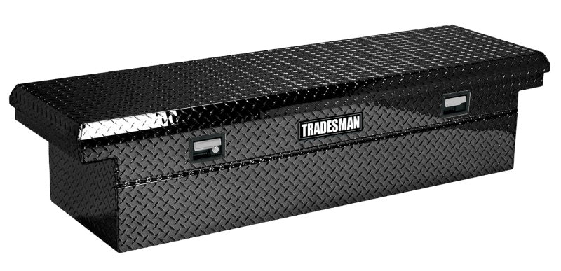 Tradesman 7111001LP Aluminum Economy Cross Bed Low-Profile Truck Tool Box (70in.) - Black