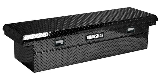 Tradesman 7111001LP Aluminum Economy Cross Bed Low-Profile Truck Tool Box (70in.) - Black