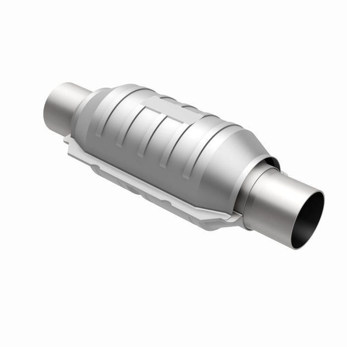 Magnaflow 51204 MagnaFlow Conv Univ 2in Inlet/Outlet Ctr/Ctr Round 9in Body L x 5.125in W x 13in Overall L 49 State
