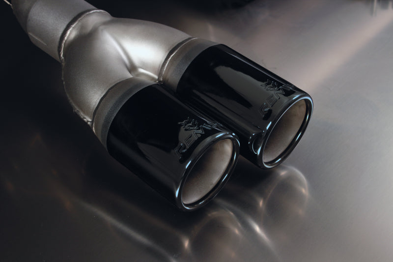 Remus 086012 1604B 2012 BMW 3 Series F30/F31 2.0L (N20B20B) 76mm Black Chrome Tail Pipe Set