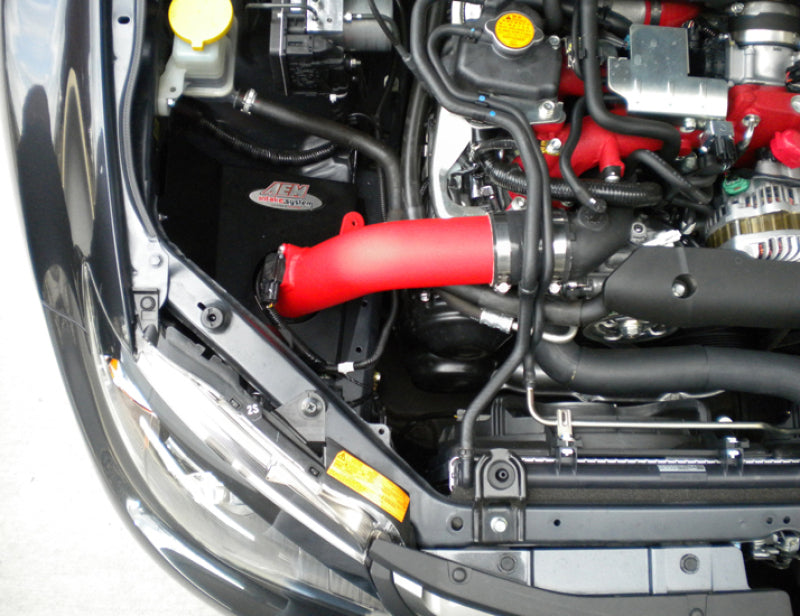 AEM Induction 21-478WR 08-11 WRX/STi Wrinkle Red Cold Air Intake