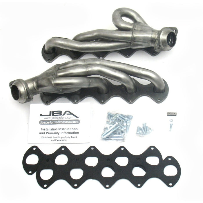 JBA 1670S 05-10 Ford F-Series 6.8L 3V V10 1-1/2in Primary Raw 409SS Cat4Ward Header