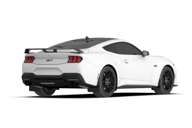Rally Armor MF126-UR-BLK-MBK 2024+ Ford Mustang Black UR Mud Flap w/ Metallic Black Logo
