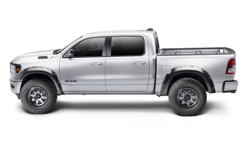 Bushwacker 50053-02 19-22 Dodge RAM 1500 Pocket Style Front Flares 2pc - Black