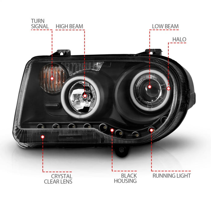 ANZO 121251 ANZ LED/Projector Headlights