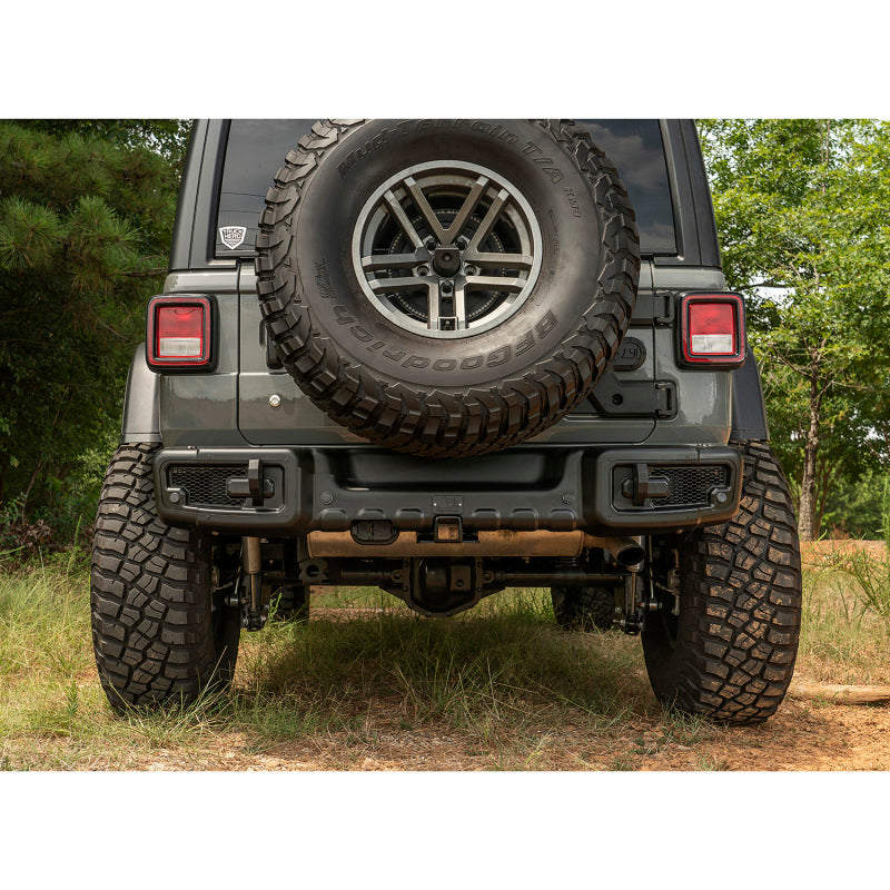 Rugged Ridge 11544.25 Spartacus Rear Bumper Black 18-20 Jeep Wrangler JL