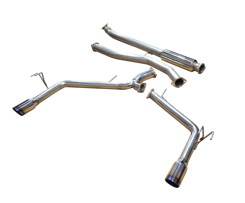 Injen SES1572TT 16-20 Honda Civic 1.5L Turbo 4Cyl (Sedan) 63mm SS Cat-Back Exhaust w/ Dual Burnt Titanium Tips