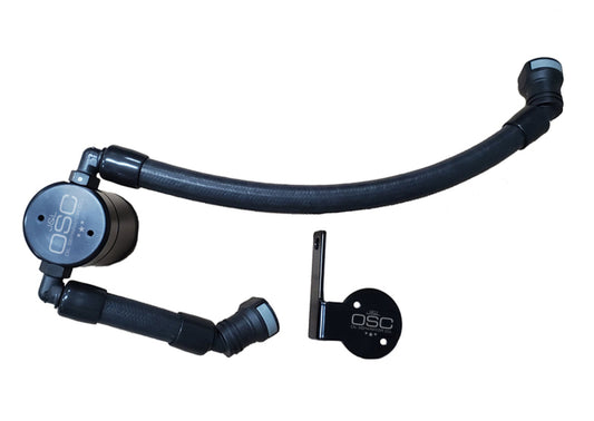 J&L 3054P-B 2020-2022 Ford Mustang GT500 Passenger Side Oil Separator 3.0 - Black Anodized