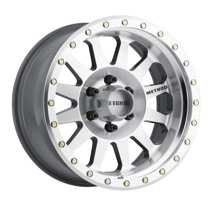 Method Wheels MR30478516300 Method MR304 Double Standard 17x8.5 0mm Offset 6x135 94mm CB Machined/Clear Coat Wheel