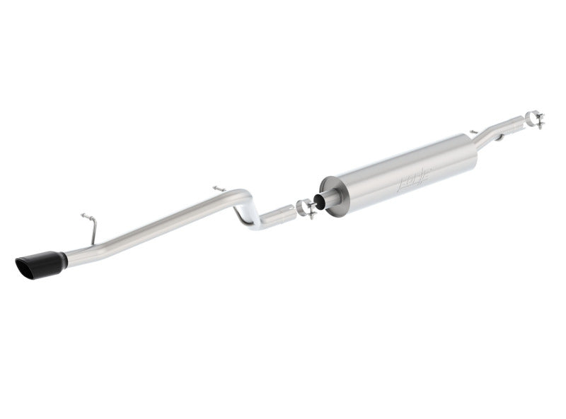 Borla 140479BC 12-16 Jeep Wrangler V6 4WD Dirt Sport Cat-Back 2.5in Single Square Rolled Angle Cut Rear