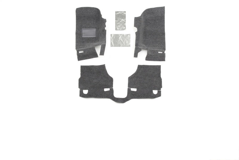 BedRug BRJK11F2 11-16 Jeep JK 2Dr Front 3pc Floor Kit (Incl Heat Shields)