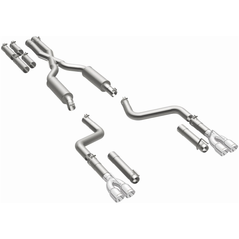 Magnaflow 19367 MagnaFlow 2017+ Dodge Challenger 409 SS Polished 3in Quad Tips Cat-Back Exhaust