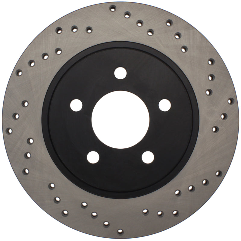 Stoptech 128.61087L StopTech 05-10 Ford Mustang V6/4.0L / GT V8/4.6L Cross Drilled Left Rear Rotor