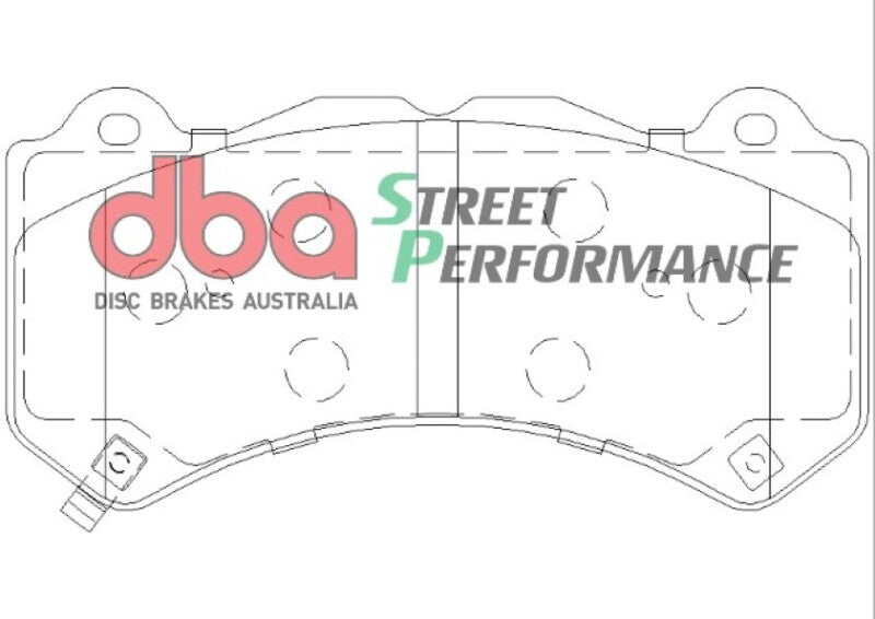 DBA DB2375SP 07-22 Nissan GT-R R35 Front Street Performance Brake Pad Kit