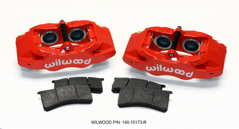 Wilwood 140-15173-R SLC56 Front Caliper Kit Red Corvette All C5 / Base C6 1997-2013