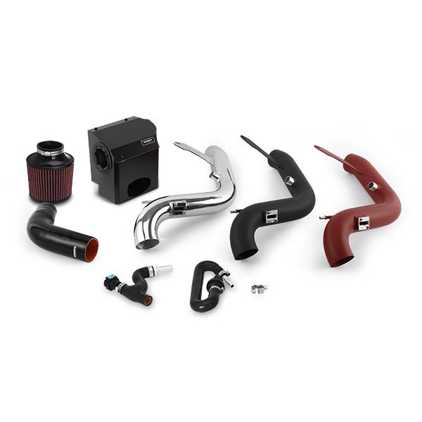 Mishimoto MMAI-FIST-16WRD 2016 Ford Fiesta ST 1.6L Performance Air Intake Kit - Wrinkle Red