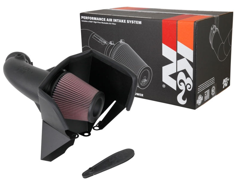 K&N Engineering 63-1579 K&N 18-19 Jeep Grand Cherokee Trackhawk V8-6.2L F/I AirCharger Performance Intake