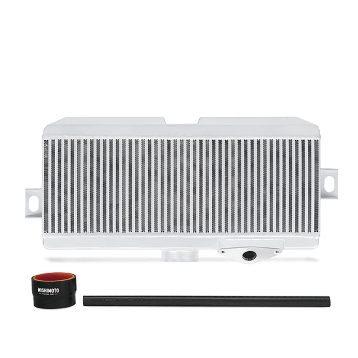 Mishimoto MMTMIC-STI-08SLBK Subaru 08-15 WRX STi Top-Mount Intercooler Kit - Powder Coated Silver & Black Hoses