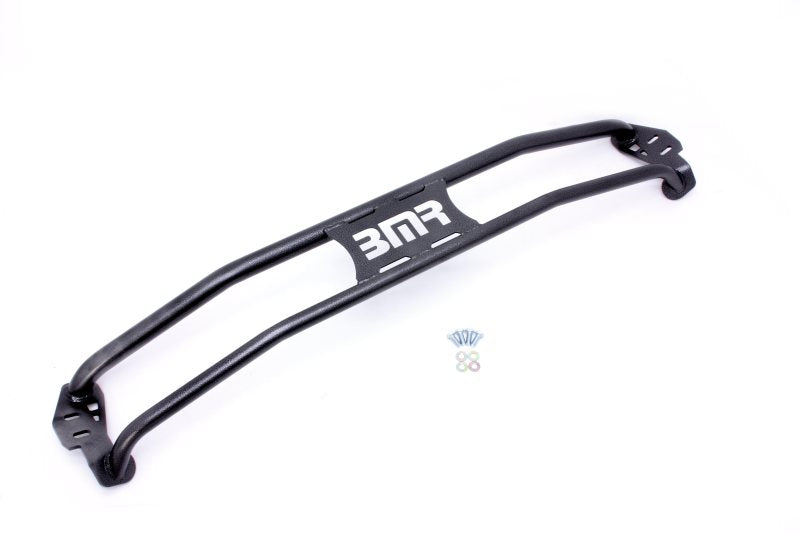 BMR Suspension STB017H BMR 11-15 5th Gen Camaro Front 2-Point Strut Tower Brace - Black Hammertone