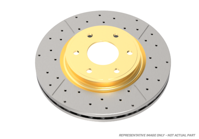 DBA DBA2656X-10 08-10 STi/2017 BRZ w/Perf. Pkg. Rear Dual-Drilled Street Series Rotor