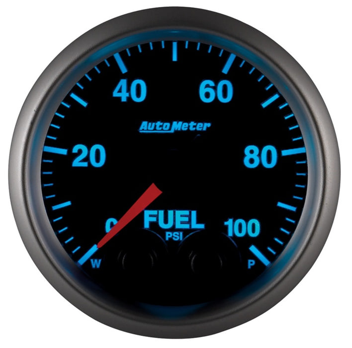 AutoMeter 5671 Autometer Elite 52mm 0-100 PSI Fuel Pressure Peak & Warn w/ Electronic Control Gauge
