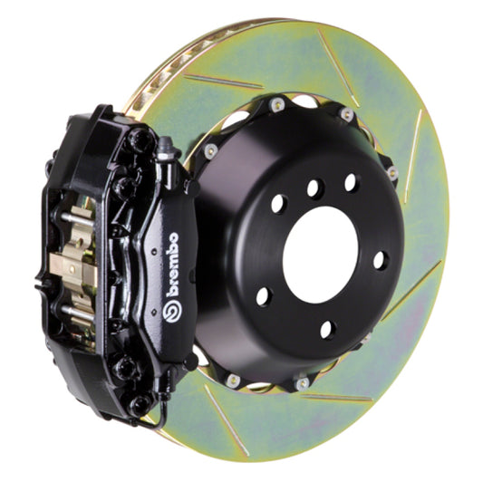 Brembo 2P2.8033A1 08-13 M3 (E90/E92/E93) Rear GT BBK 4 Piston Cast 345x28 2pc Rotor Slotted Type-1-Black