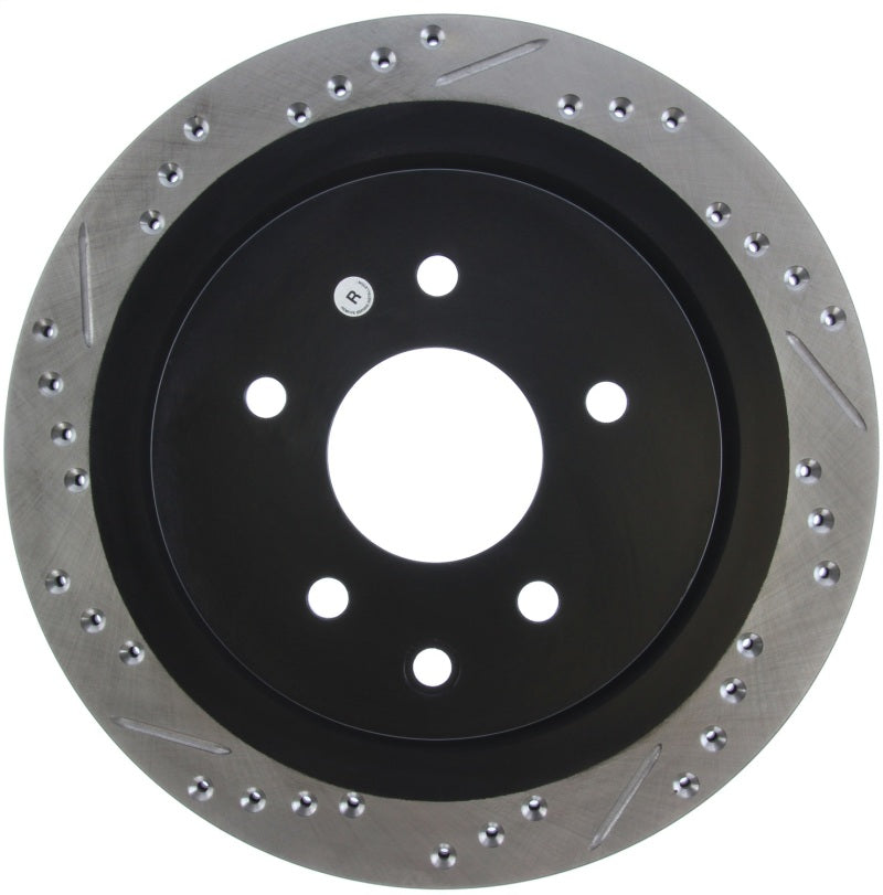 Stoptech 127.42088R StopTech 06-07 350Z / 05-07 G35 / 06-07 G35X SportStop Slotted & Drilled Rear Right Rotor