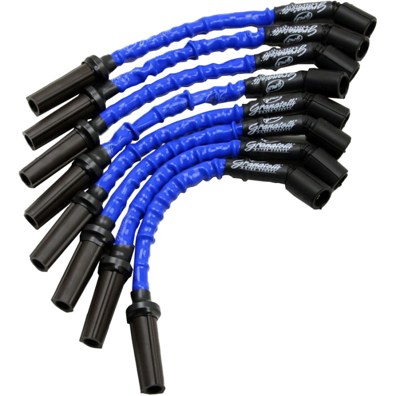 Granatelli Motor Sports 28-1545HTBL Granatelli 14-23 GM LT1 6.2L Hi-Perf Coil-Near-Plug Ignition Wire Connector Kit w/Blue Jacket