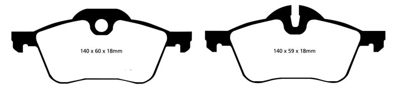 EBC DP31388C 02-03 Mini Hardtop 1.6 Redstuff Front Brake Pads