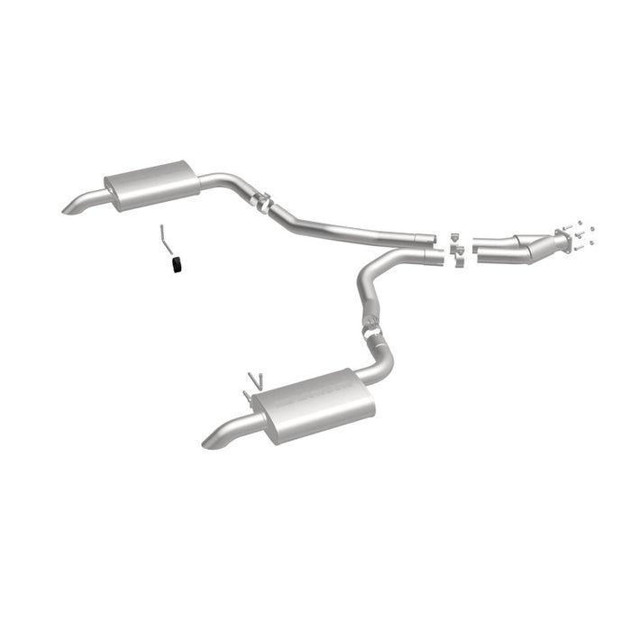 Magnaflow 16710 MagnaFlow 75-79 Chevy Corvette V8 5.7L Dual Split Rear Exit Stainless Cat-Back Perf Exhaust