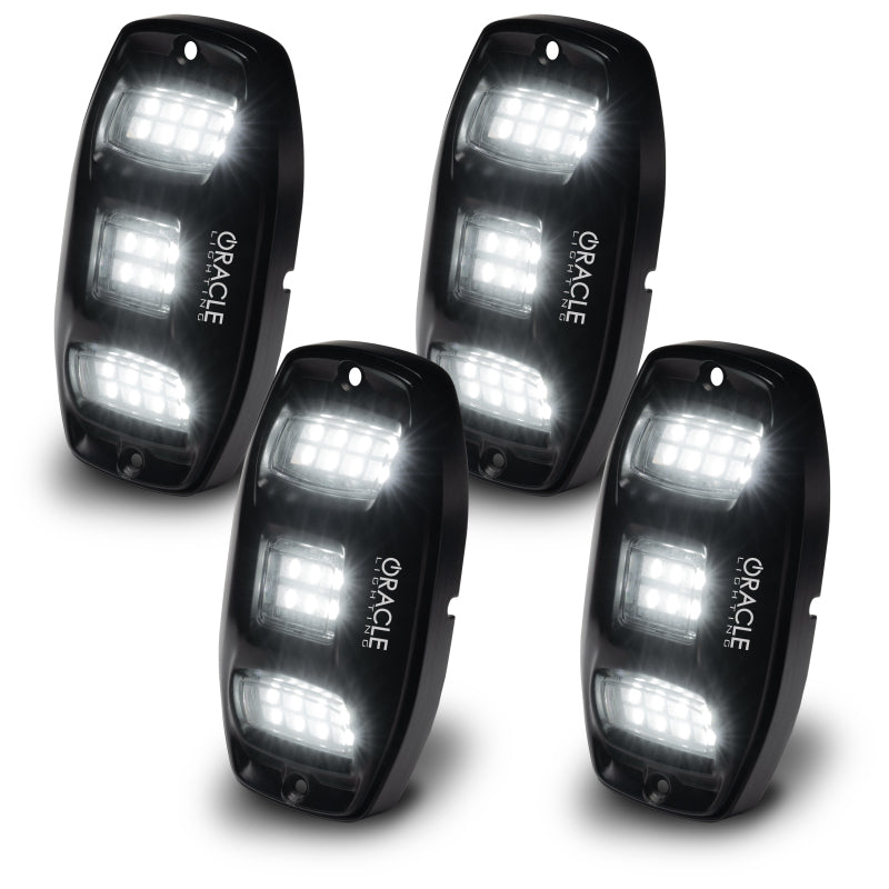 ORACLE Lighting 5895-339 Oracle Underbody RGB+W Wheel Well Rock Light Kit - 4 PCS - ColorSHIFT