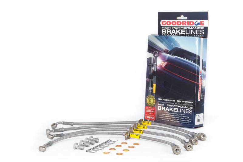 Goodridge 20105 04-08 Acura TSX Stainless Steel Brake Line Kit