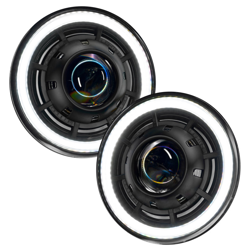 ORACLE Lighting 5876-001 Oracle Oculus 7in Bi-LED Projector Headlights for Jeep Wrangler JK - 6000K