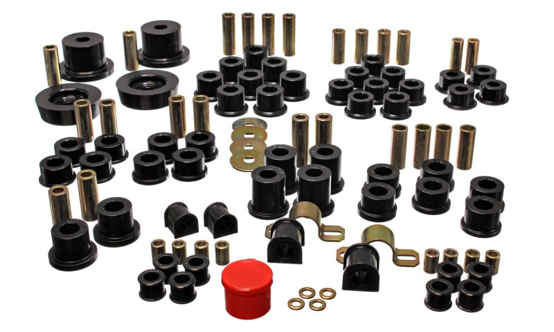 Energy Suspension 11.18102G 90-97 Mazda Miata Black Hyper-Flex Master Bushing Set