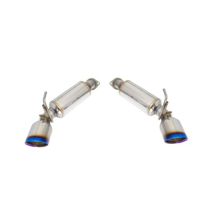 Remark RO-TT34-D 09-19 Nissan 370z Axle Back Exhaust w/Burnt Stainless Double Wall Tip