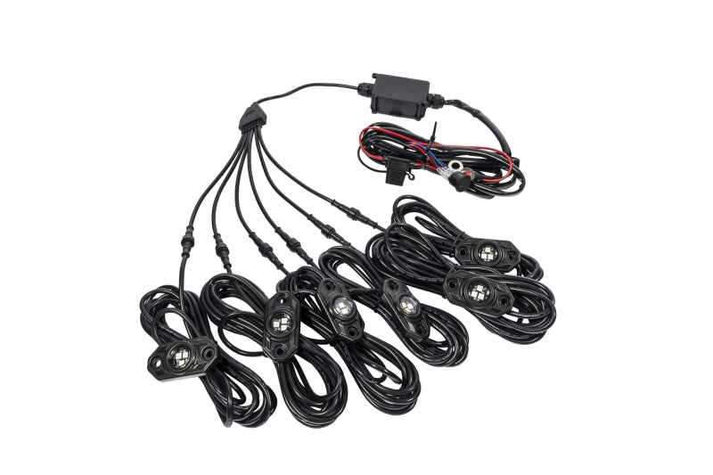 KC HiLiTES 339 C-Series RGB LED Rock Light Kit (Incl. Wiring) - Set of 6