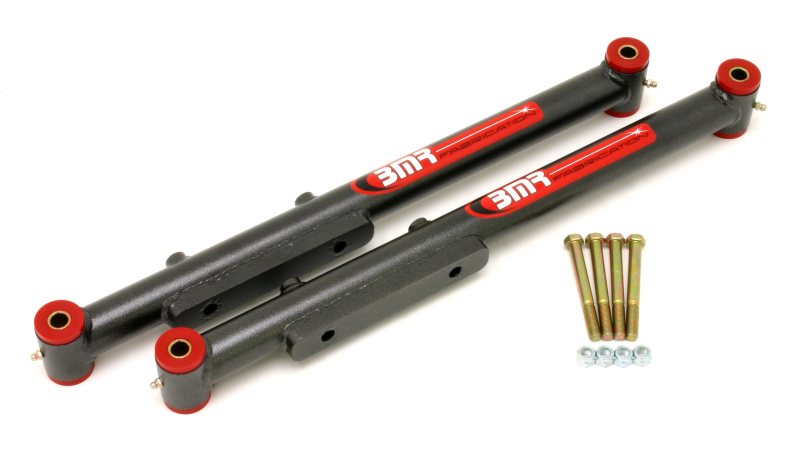 BMR Suspension TCA007H BMR 91-96 B-Body Non-Adj. Extended Length Lower Control Arms (Polyurethane) - Black Hammertone
