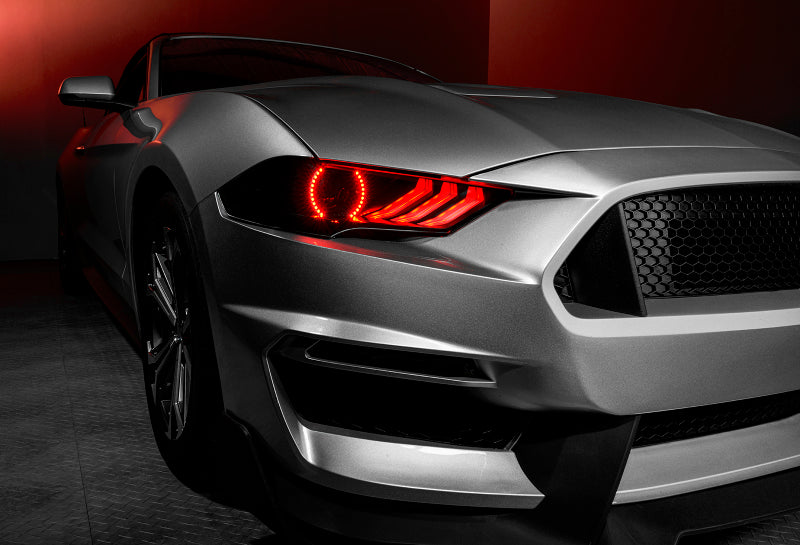 ORACLE Lighting 1446-332 Oracle 18-21 Ford Mustang Dynamic DRL w/ Halo Kit & Sequential Turn Signal - ColorSHIFT SEE WARRANTY