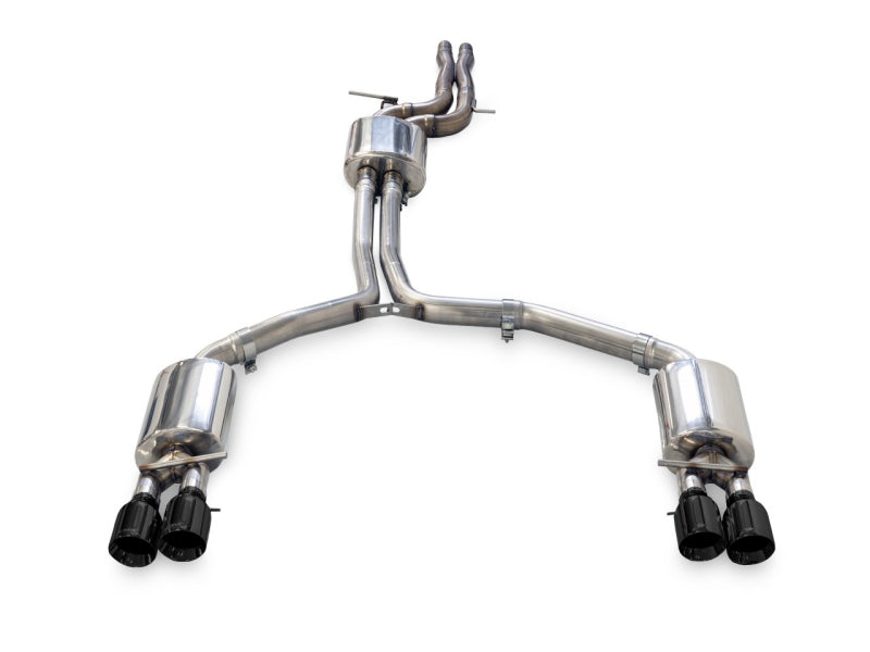 AWE Tuning 3015-43076 Audi C7.5 A6 3.0T Touring Edition Exhaust - Quad Outlet Diamond Black Tips